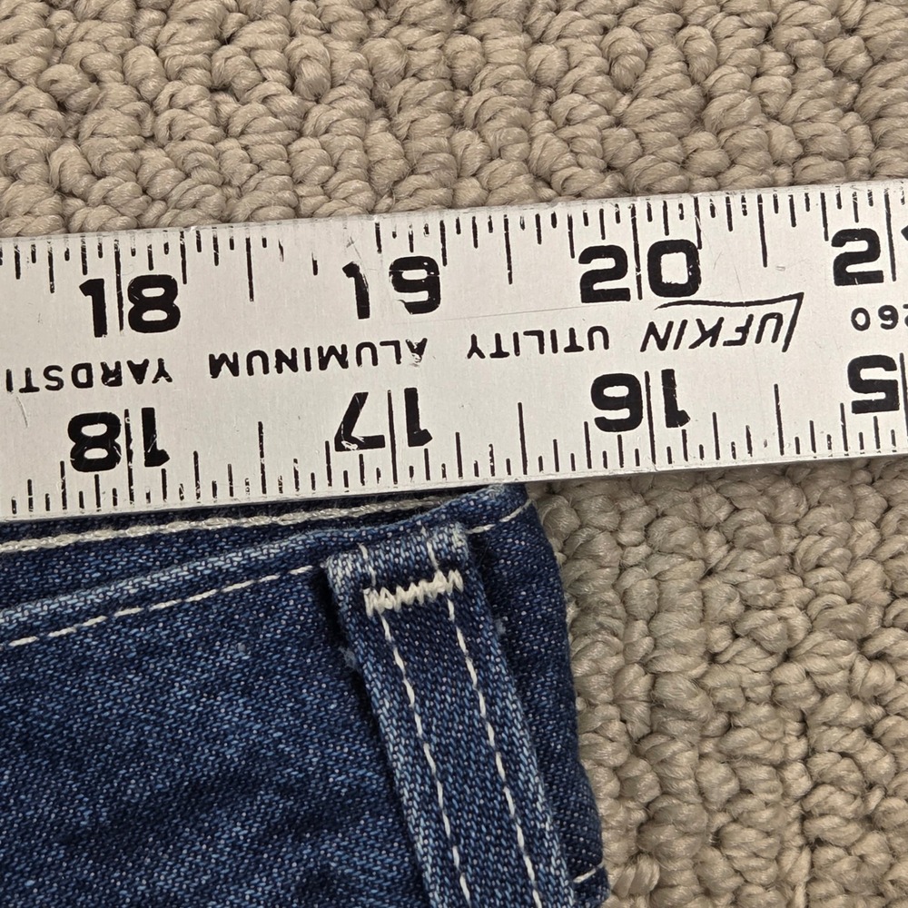 NEW Carhartt B13 DST Loose Original Fit Work Dungaree Jeans Blue Mens 40x32 - Picture 6 of 9